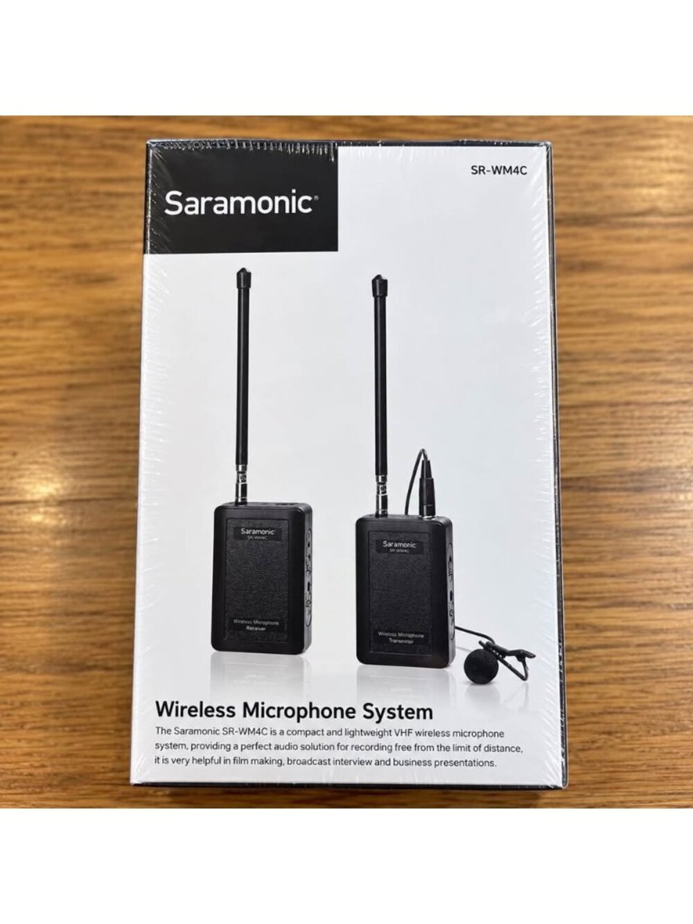 Saramonic SR-WM4C Wireless Lavalier Microphone System New Open Box